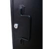 Door handle and lock face on security key box for key security