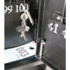 Metal Key Hooks in Key Cabinet