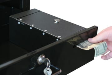 Tip Box (open) on Classic Valet Podiums