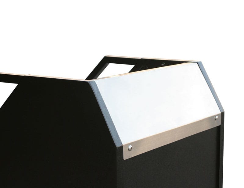 Compact Valet Podiums: Stylish stainless steel accents