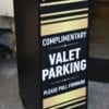 Compact Valet Podium With Custom Artwork