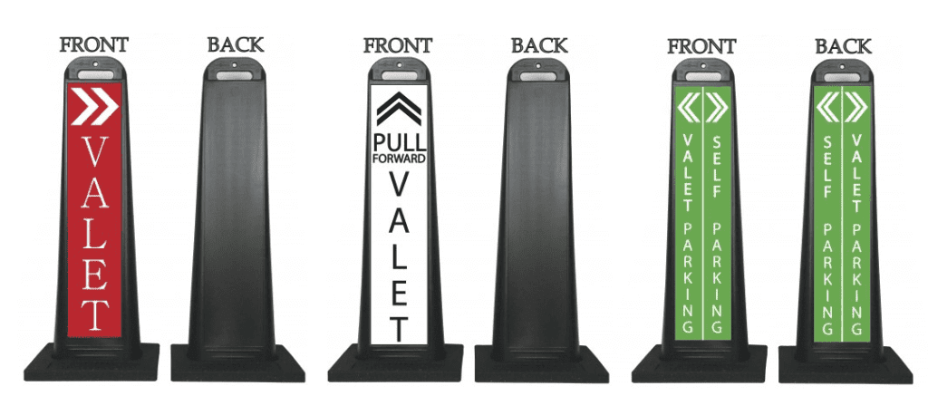 directional-valet-parking-signs