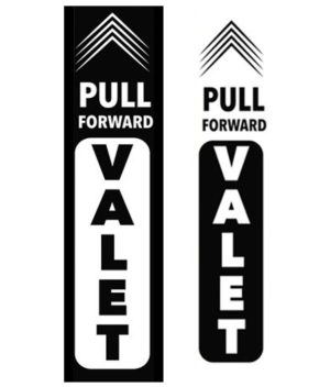 Delineator Sign Style "Pull Forward"