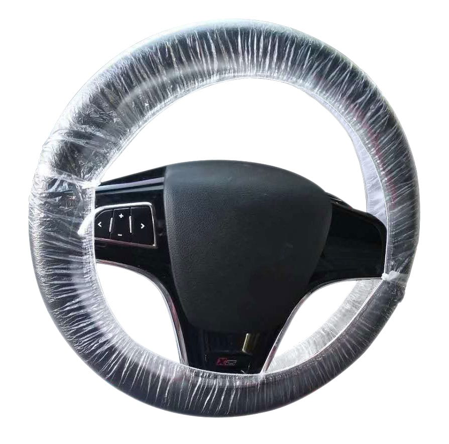 One Time Use Plastic Cover for Steering Wheel
