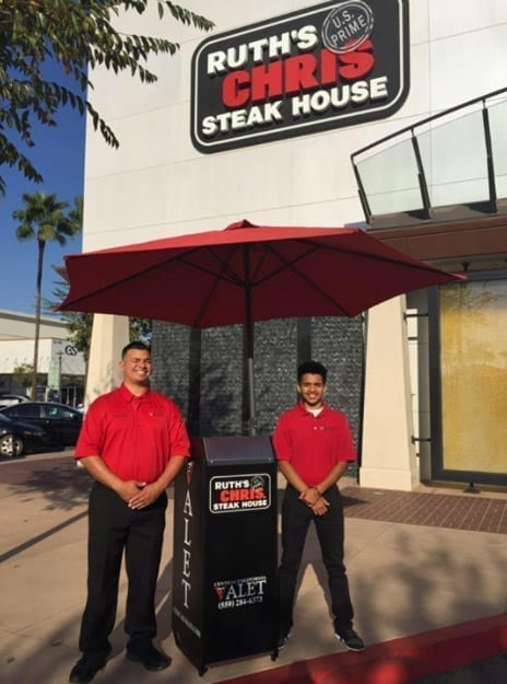 Central California Valet Compact Podium at Ruth Chris Steak House