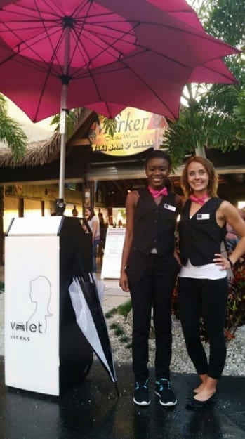 Valet Vixens with Compact Valet Podium