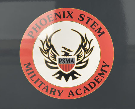 Phoenix Stem Military Academy Logo - closeup